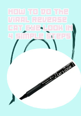 Cat eyeliner look