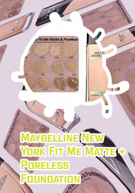 Fit me matte poreless foundation swatches