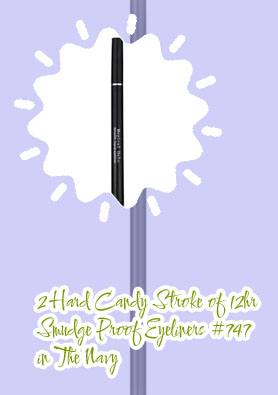 Hard tip eyeliner
