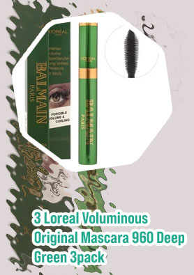 Loreal paris green mascara