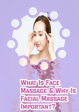 Massage face to reduce wrinkles