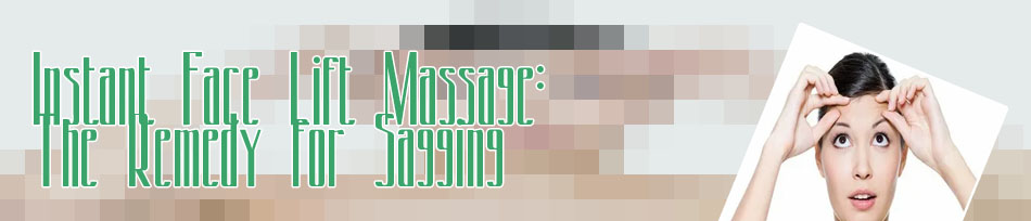 Massage for forehead wrinkles