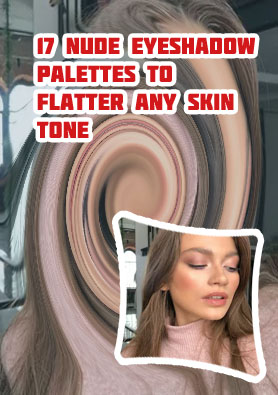 Nude brown makeup