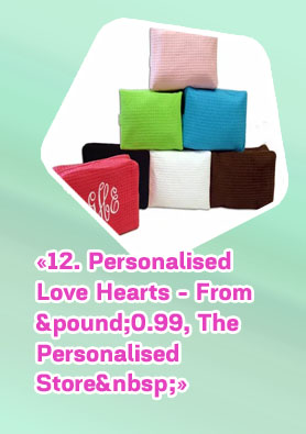 Personalised cosmetic bag