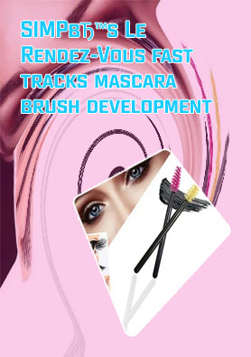 Plastic mascara applicator