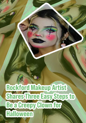 Scary clown makeup