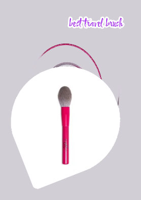 Travel blush brush