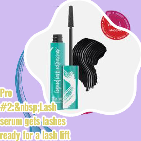 Can you use lash serum with a lash lift